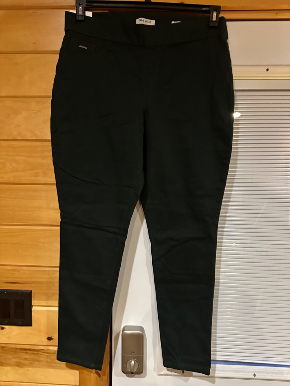 Nine West Women’s Forest Green Stretch Pull-On Skinny